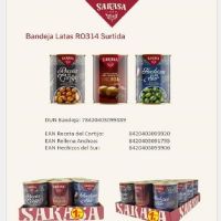 ACEITUNA SURTIDO BOTE 300GR SARASA 12P