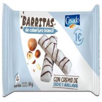BARRITA BLANCA RELL. AVELLANA PACK-4 CASADO 18P