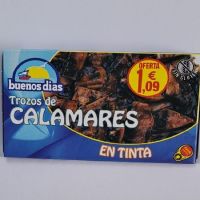 CALAMARES TROZOS TINTA OL-120 "BUENOS DIAS" 25 UD
