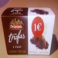 TRUFAS AL CACAO DELAVIUDA 80 Grs. 10 PQ.