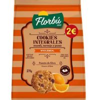 COOKIES MUESLI NARANJA Y PASAS 270GR 6UD