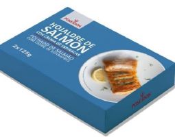 PASTEL HOJALDRE SALMON 2x125G (250G) 12PAQ