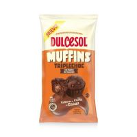 MUFFINS TRIPLECHOC 6UD 240G 12PAQ
